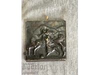 Knight Attacked by Three Lions