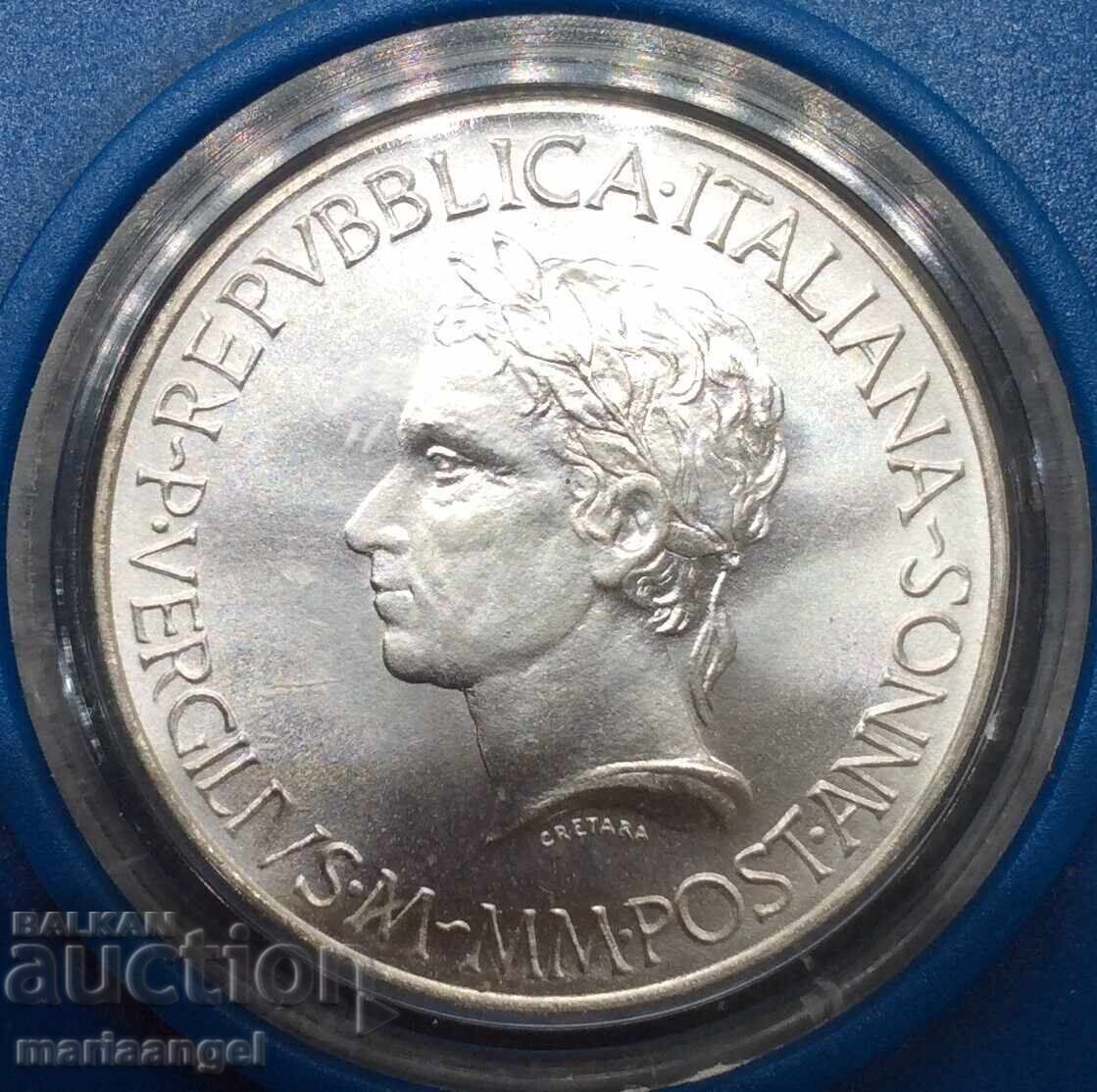 500 λίρες 1981 Ιταλία UNC Βεργίλιος UNC ασήμι - 7 500 λίρες 1981 Ιταλία UNC Βεργίλιος UNC ασήμι - 7