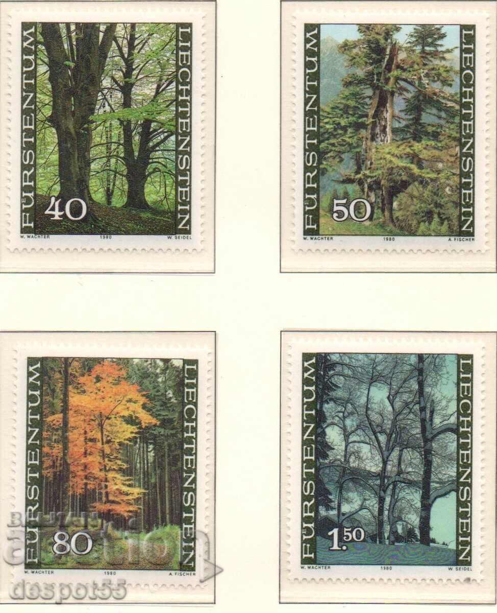 1980. Λιχτενστάιν. Οι τέσσερις εποχές του δάσους