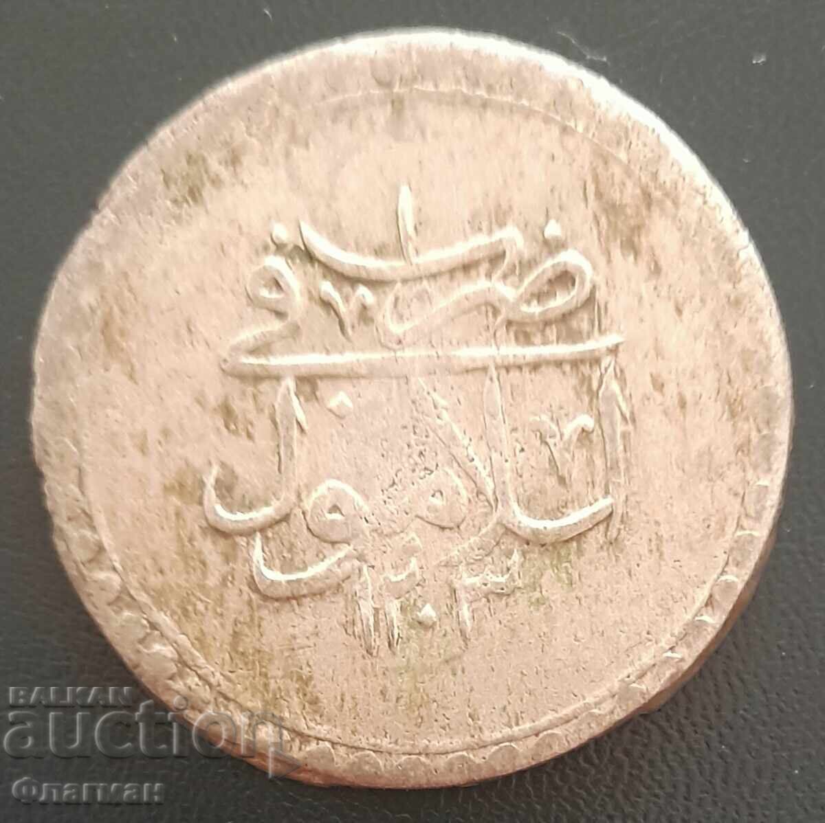 Ottoman Turkey 2 Kurush 1203/1 Sultan Selim III