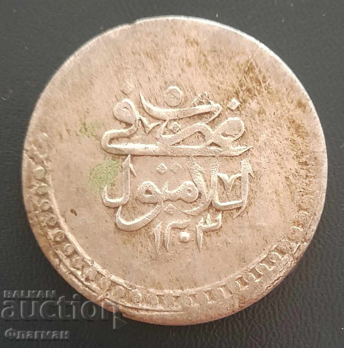Ottoman Turkey 2 Kurush 1203/5 Sultan Selim III