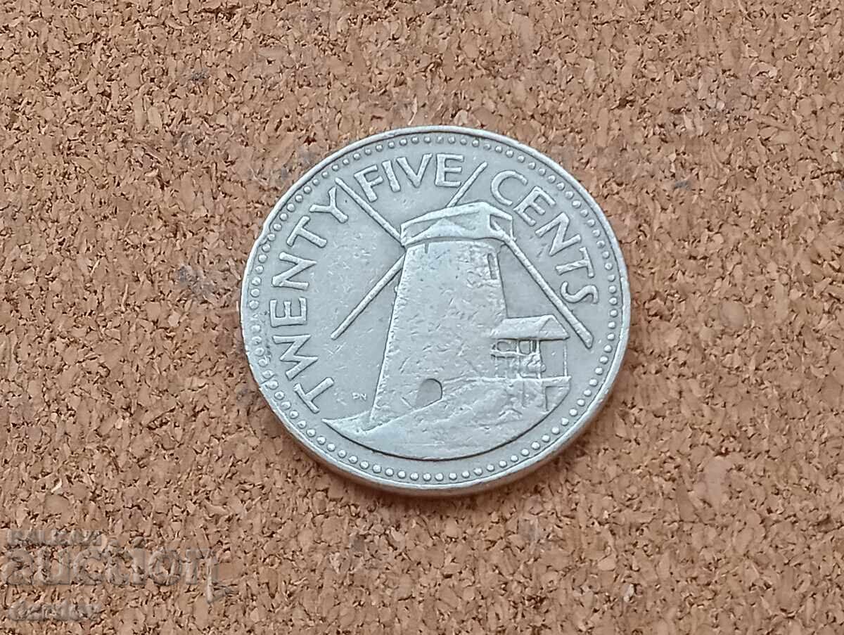 Μπαρμπάντος 25 σεντ 1981