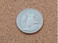 Μπαρμπάντος 25 σεντ 1981