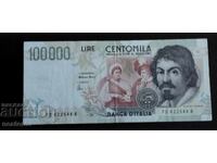 BANCNOTĂ 100 MII LIRE ITALIA 1994