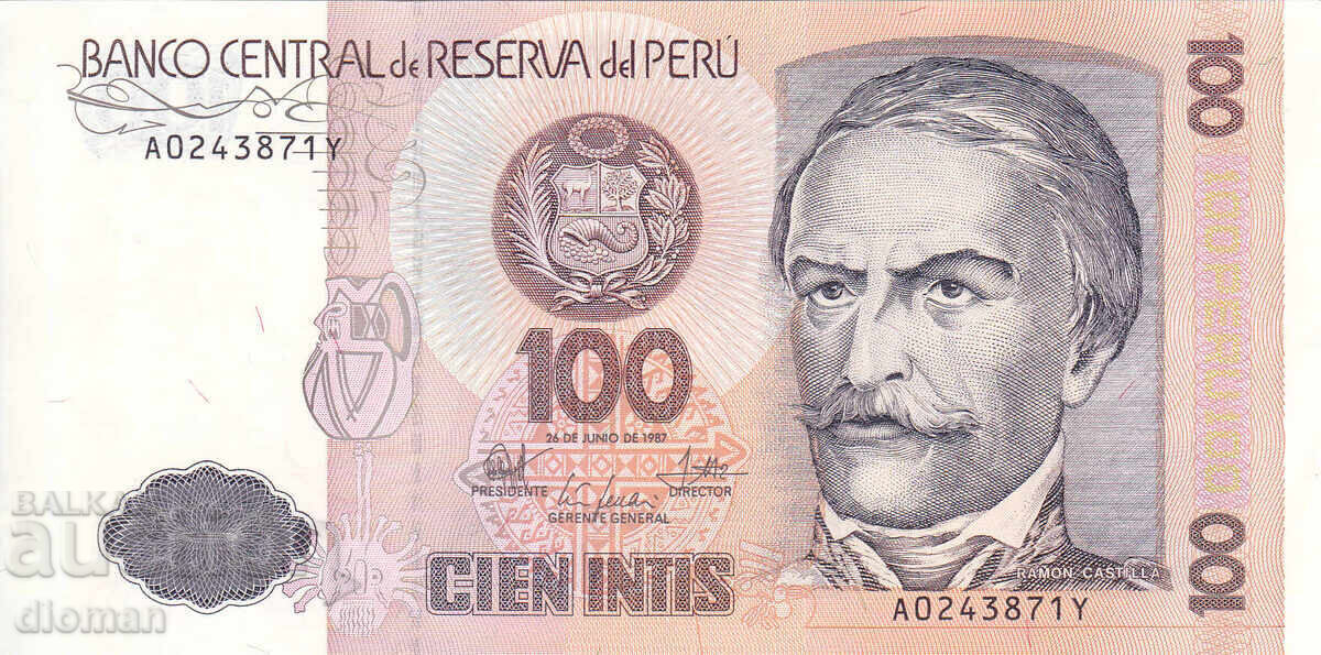 Dioman - PERU - 100 Intis