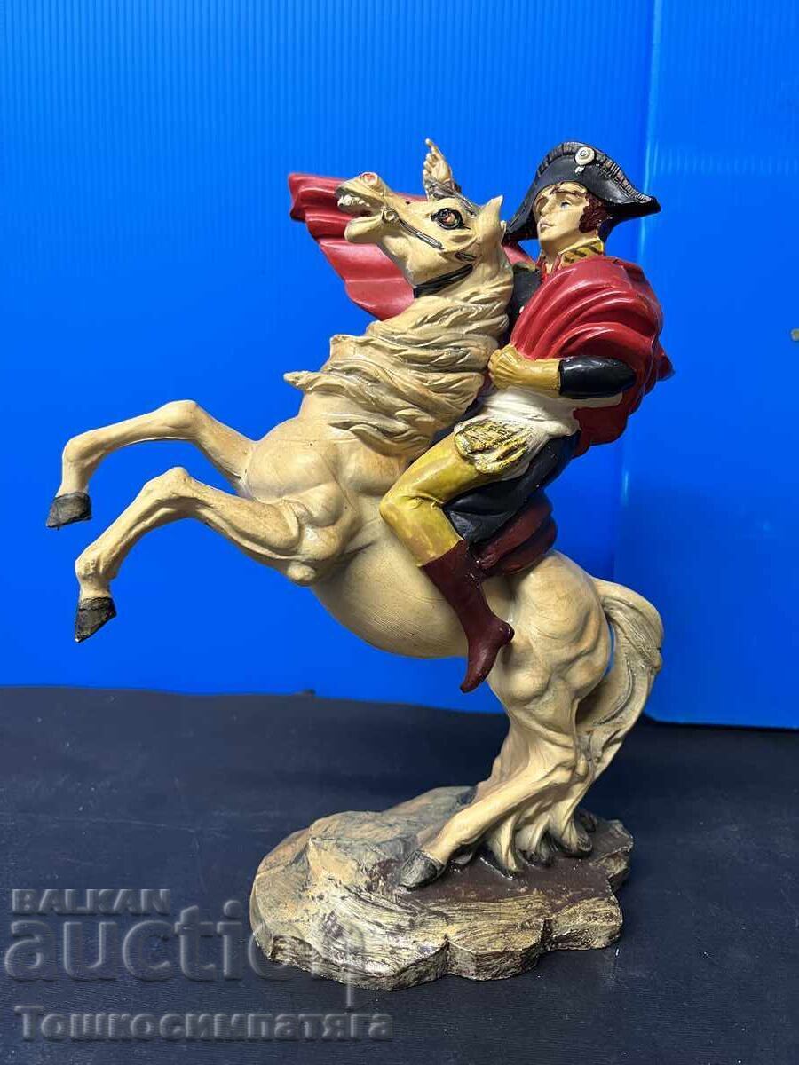 Figurină Napoleon Bonaparte călare