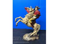 Figure of Napoleon Bonaparte on a horse