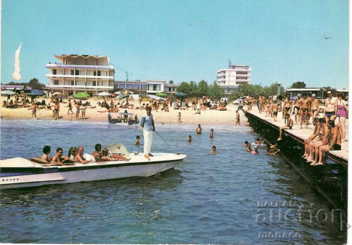 Παλιά καρτ ποστάλ - Σάνι Μπιτς, Η παραλία