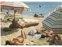 Παλιά καρτ ποστάλ - Σάνι Μπιτς, Η παραλία