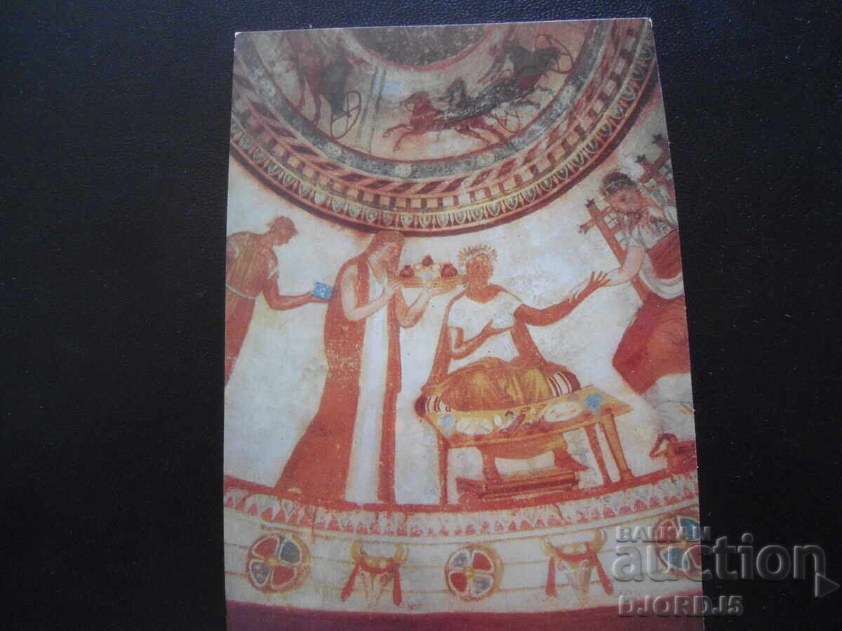 ΚΑΖΑΝΛΚ. Ο Θρακικός τάφος /IV αι. π.Χ./-τοιχογραφία