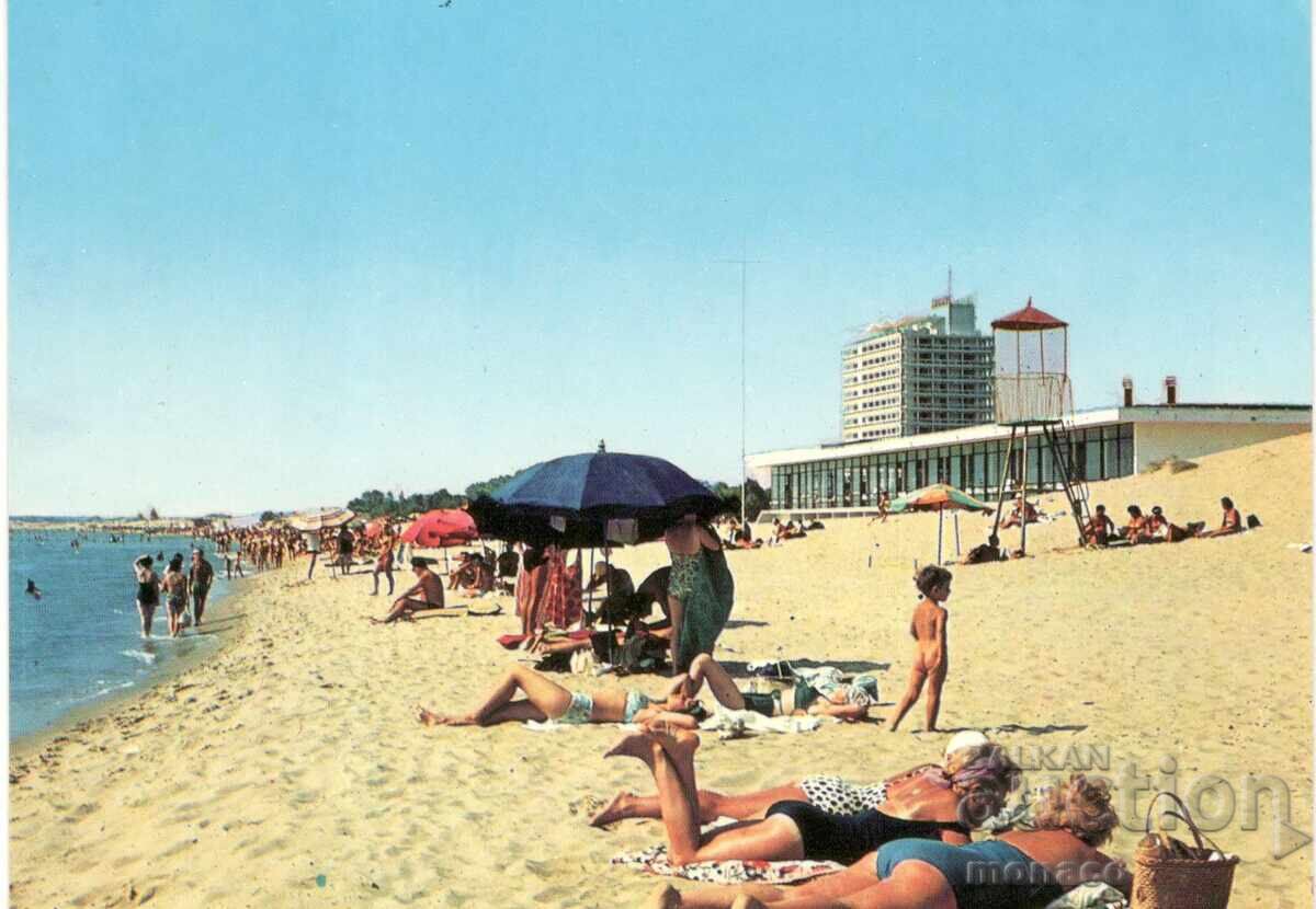 Παλιά καρτ ποστάλ - Σάνι Μπιτς, Η παραλία