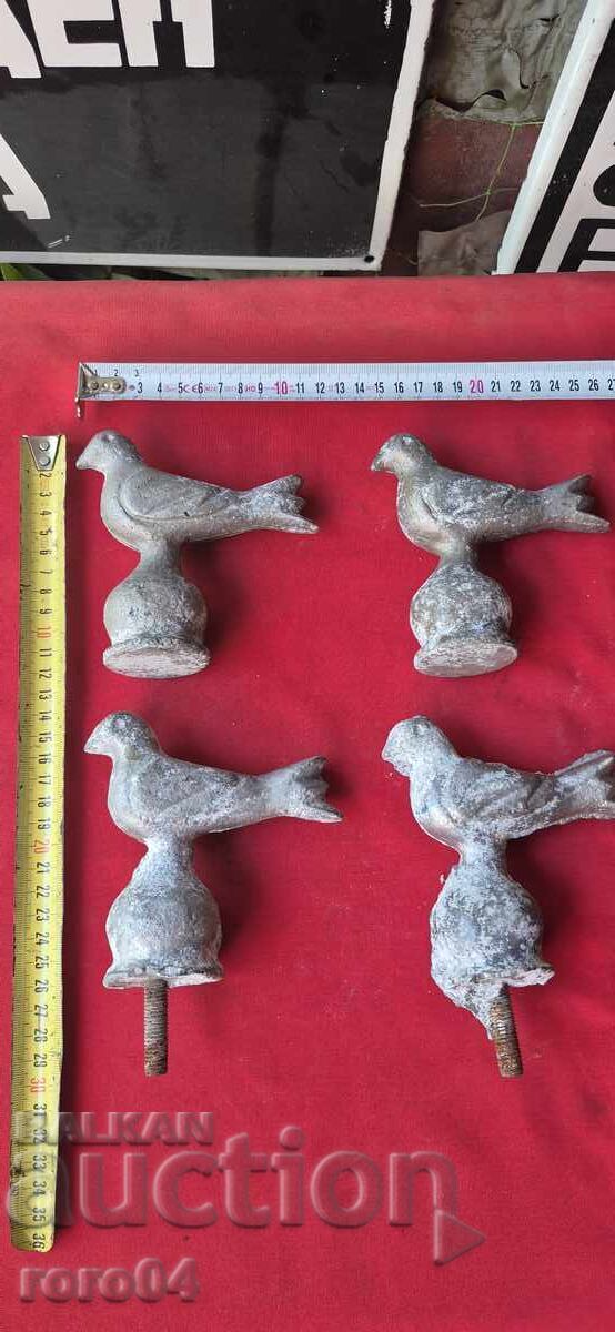 PĂSĂRI DIN ALUMINIU - ORNAMENTE PENTRU GARD / POARTĂ cu preț € 45.00 | 88.01 BGN