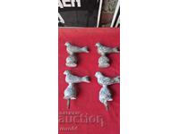 PĂSĂRI DIN ALUMINIU - ORNAMENTE PENTRU GARD / POARTĂ