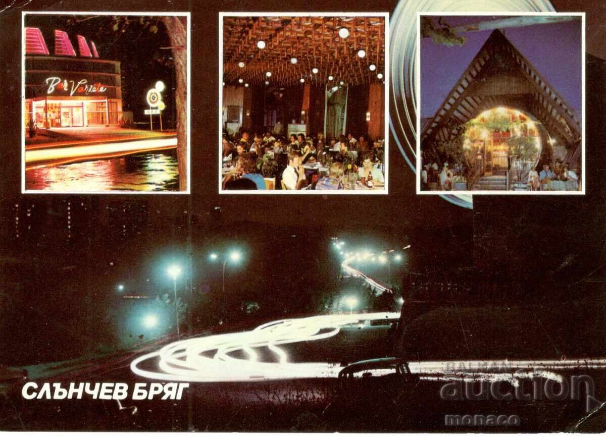 Παλιά καρτ ποστάλ - Σάνι Μπιτς τη νύχτα