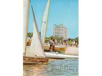 Παλιά καρτ ποστάλ - Σάνι Μπιτς, Η παραλία μπροστά από το ξενοδοχείο "Γκλόμπους"