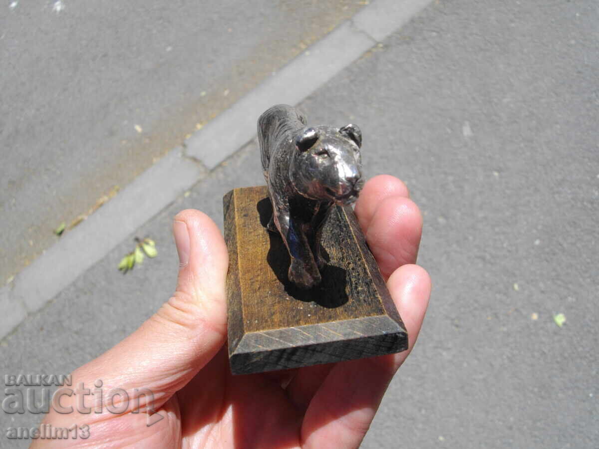 ΠΑΛΑΙΟ ΜΕΤΑΛΛΙΚΟ ΑΣΗΜΕΝΙΟ ΦΙΓΟΥΡΑ ΑΓΑΛΜΑΤΙΔΙΟ ΤΙΓΡΗ - 5 ΠΑΛΑΙΟ ΜΕΤΑΛΛΙΚΟ ΑΣΗΜΕΝΙΟ ΦΙΓΟΥΡΑ ΑΓΑΛΜΑΤΙΔΙΟ ΤΙΓΡΗ - 5