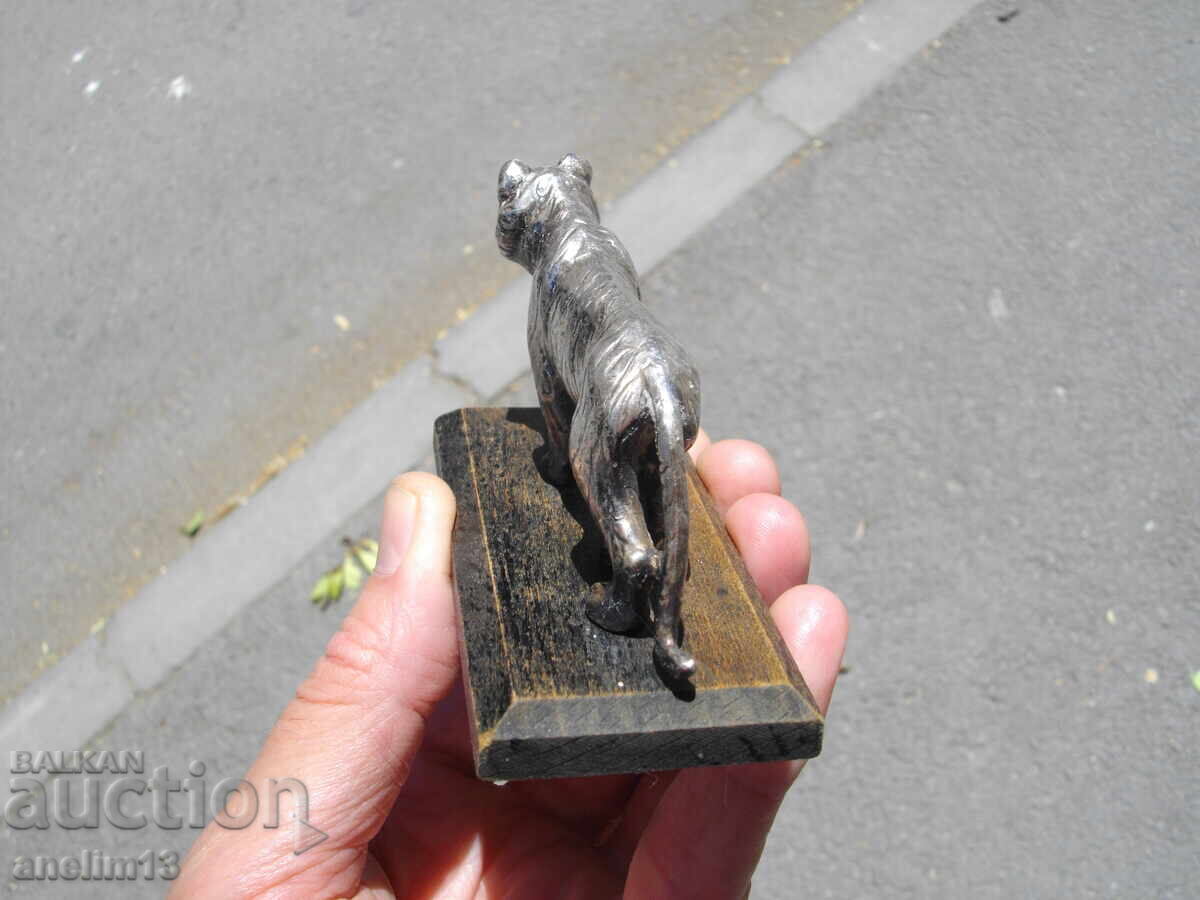 ΠΑΛΑΙΟ ΜΕΤΑΛΛΙΚΟ ΑΣΗΜΕΝΙΟ ΦΙΓΟΥΡΑ ΑΓΑΛΜΑΤΙΔΙΟ ΤΙΓΡΗ - 6 ΠΑΛΑΙΟ ΜΕΤΑΛΛΙΚΟ ΑΣΗΜΕΝΙΟ ΦΙΓΟΥΡΑ ΑΓΑΛΜΑΤΙΔΙΟ ΤΙΓΡΗ - 6