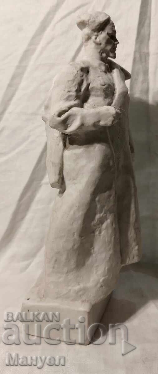 Бисквит- порцелан фигура на ген.лейт.Сидор Ковпак. с цена 170.00 лв. | € 86.92 Бисквит- порцелан фигура на ген.лейт.Сидор Ковпак. с цена 170.00 лв. | € 86.92