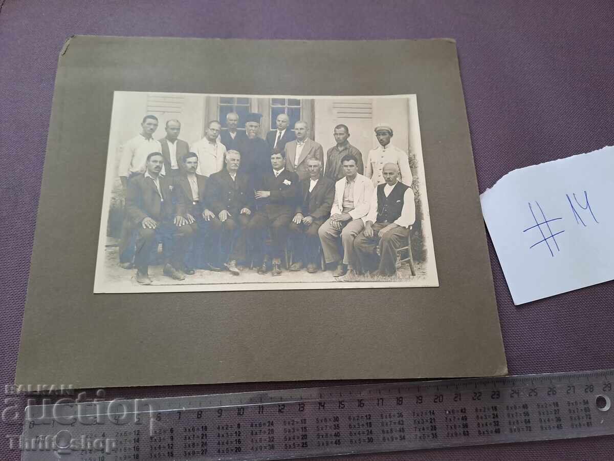 Old photo - cardboard - Municipal Council 1937