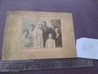 Παλιά φωτογραφία - χαρτόνι - οικογενειακή φωτογραφία
