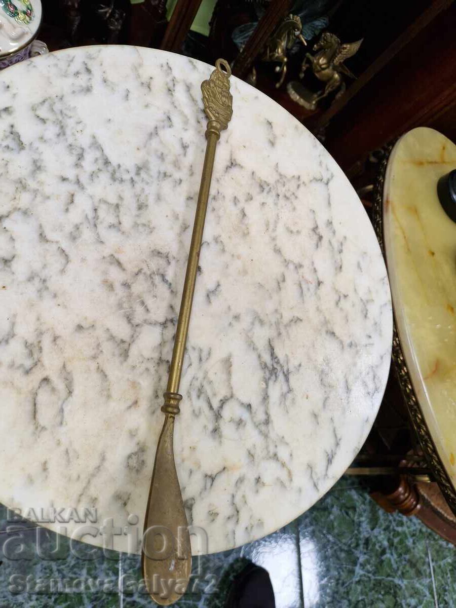 Auction Wonderful antique English bronze shoehorn Auction Wonderful antique English bronze shoehorn