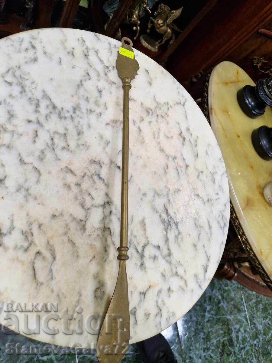 Wonderful antique English bronze shoehorn - 6 Wonderful antique English bronze shoehorn - 6