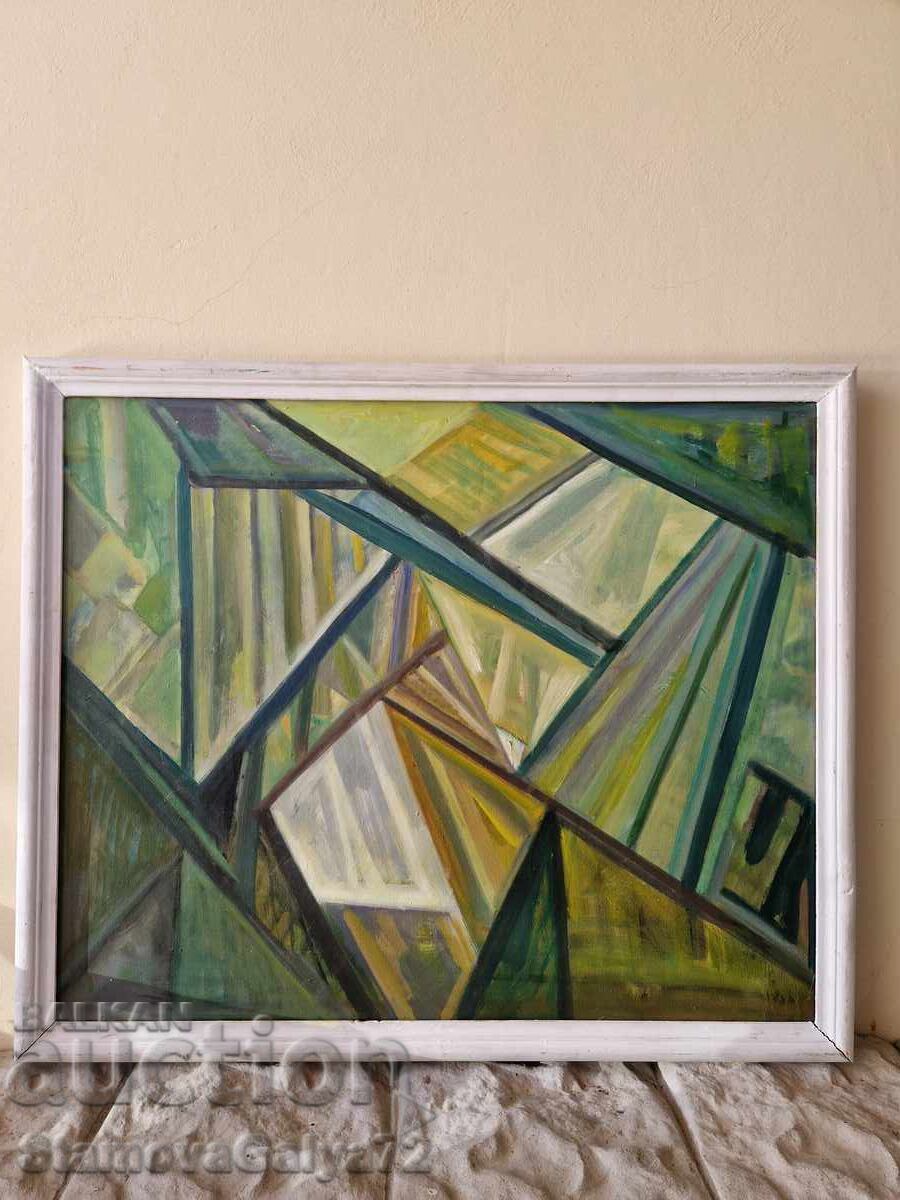 Venko Petrov, Painter, Canvas, Oil, Kyustendil, Composition with price € 397.00 | 776.46 BGN