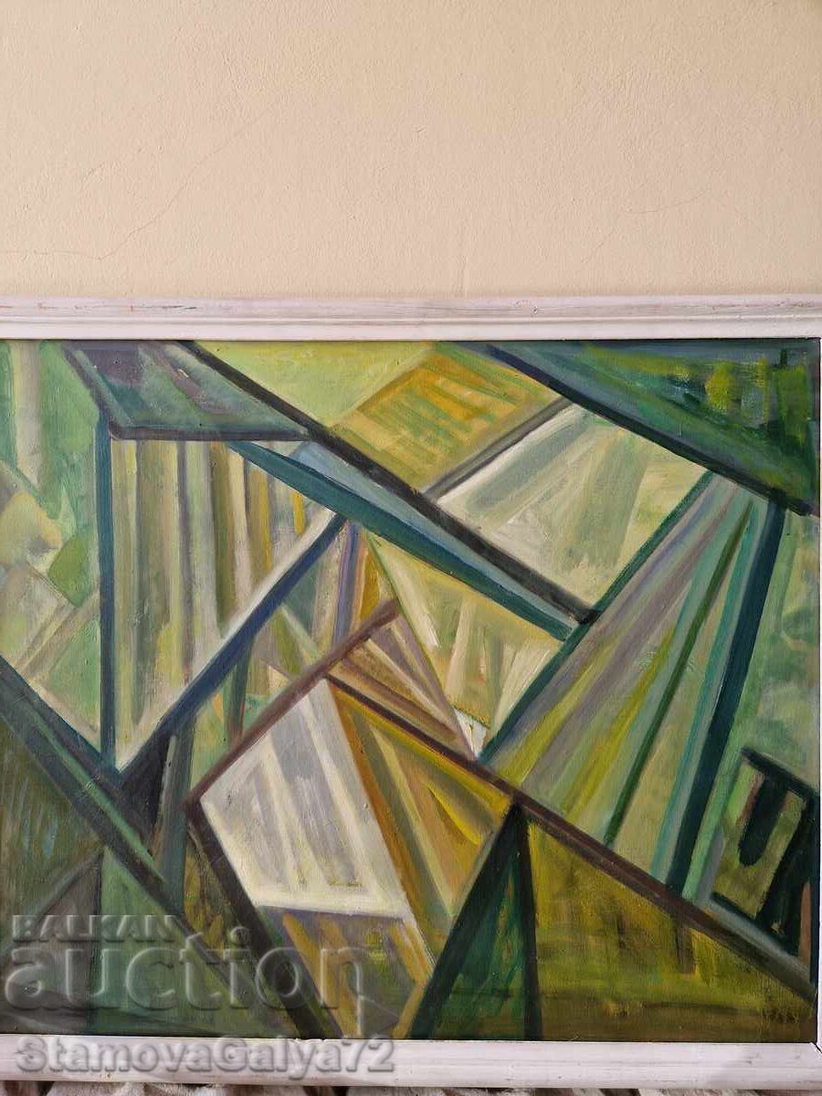 Auction  Venko Petrov, Painter, Canvas, Oil, Kyustendil, Composition