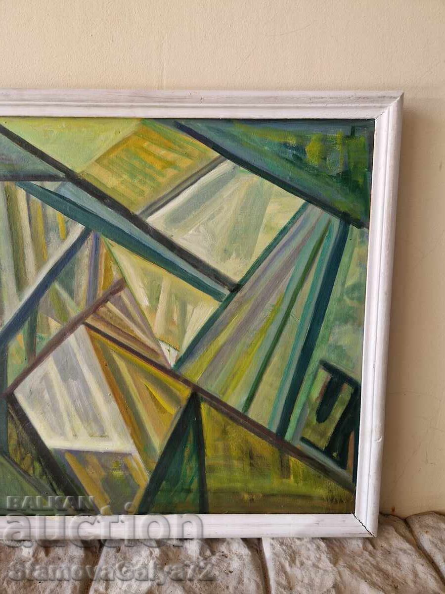 Delivery of Venko Petrov, Painter, Canvas, Oil, Kyustendil, Composition