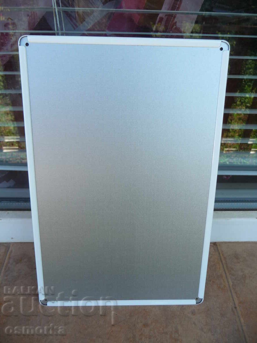 Δημοπρασία Μεταλλική πινακίδα φαγητού μπέργκερ πατάτες τηγανιτές ειδικό μενού