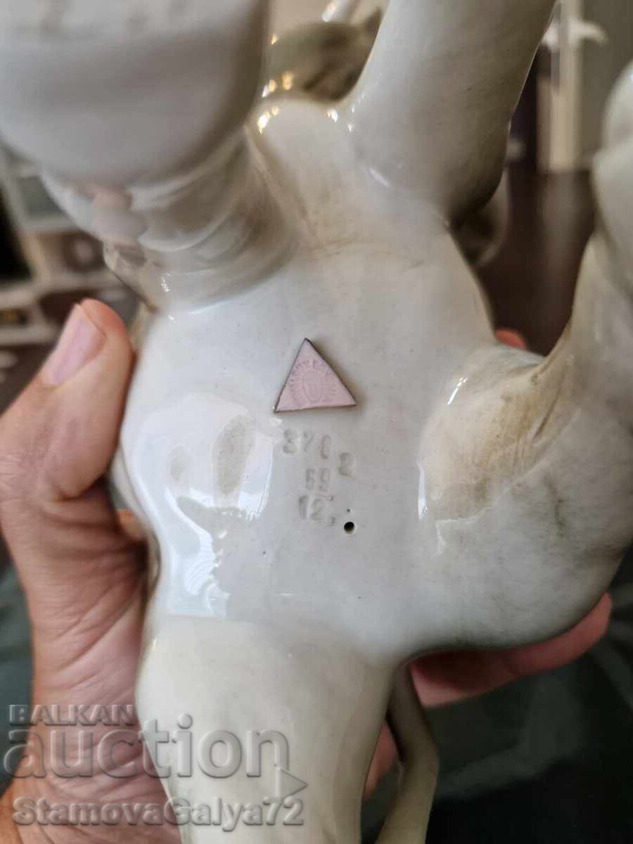 Figurină statuetă rară din porțelan antic Royal Dux - 7 Figurină statuetă rară din porțelan antic Royal Dux - 7
