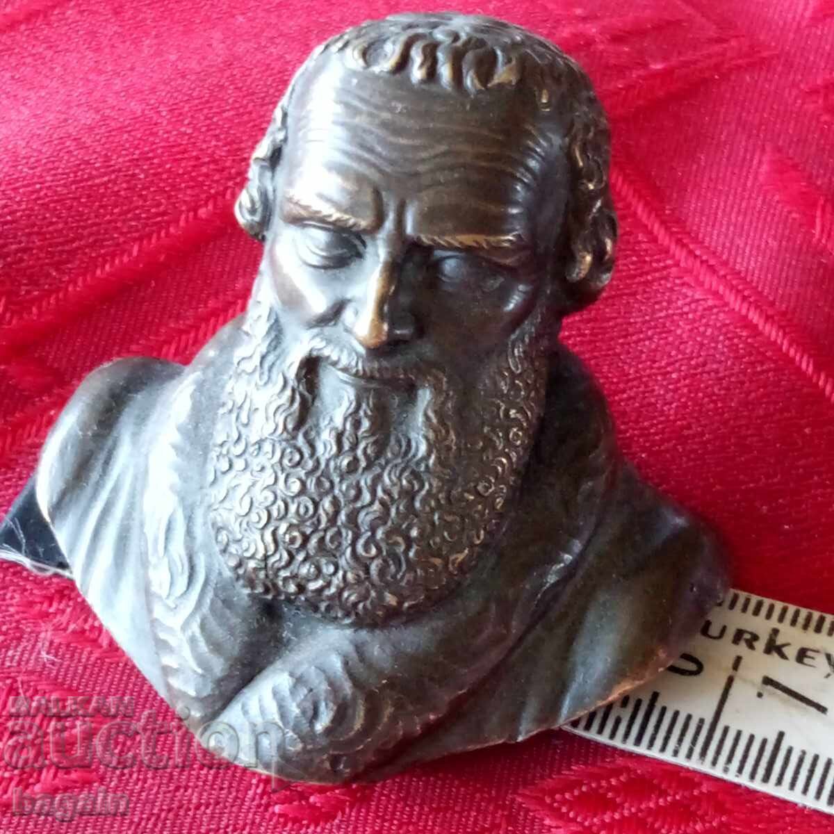 Уникална бронзова статуя. - 7