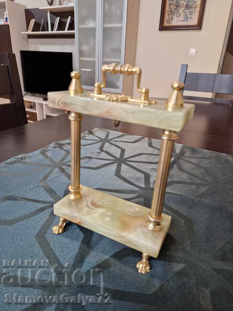 Vechi suport englezesc-belgian superb pentru ceas de buzunar - 5 Vechi suport englezesc-belgian superb pentru ceas de buzunar - 5