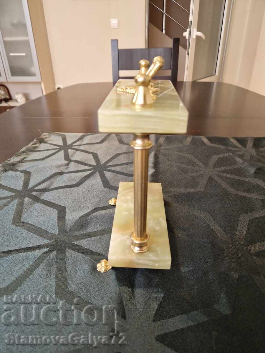 Vechi suport englezesc-belgian superb pentru ceas de buzunar - 6 Vechi suport englezesc-belgian superb pentru ceas de buzunar - 6