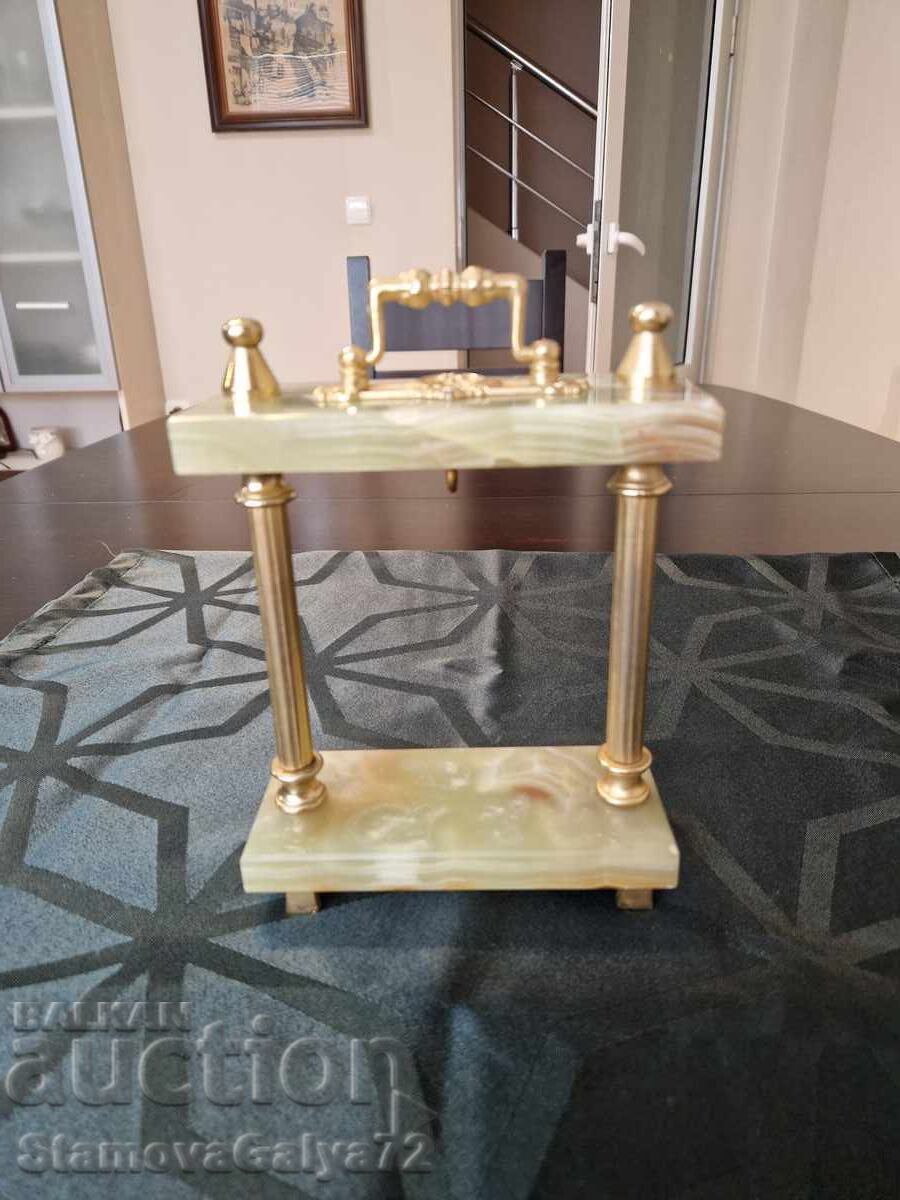 Old, excellent English-Belgian pocket watch stand - 7