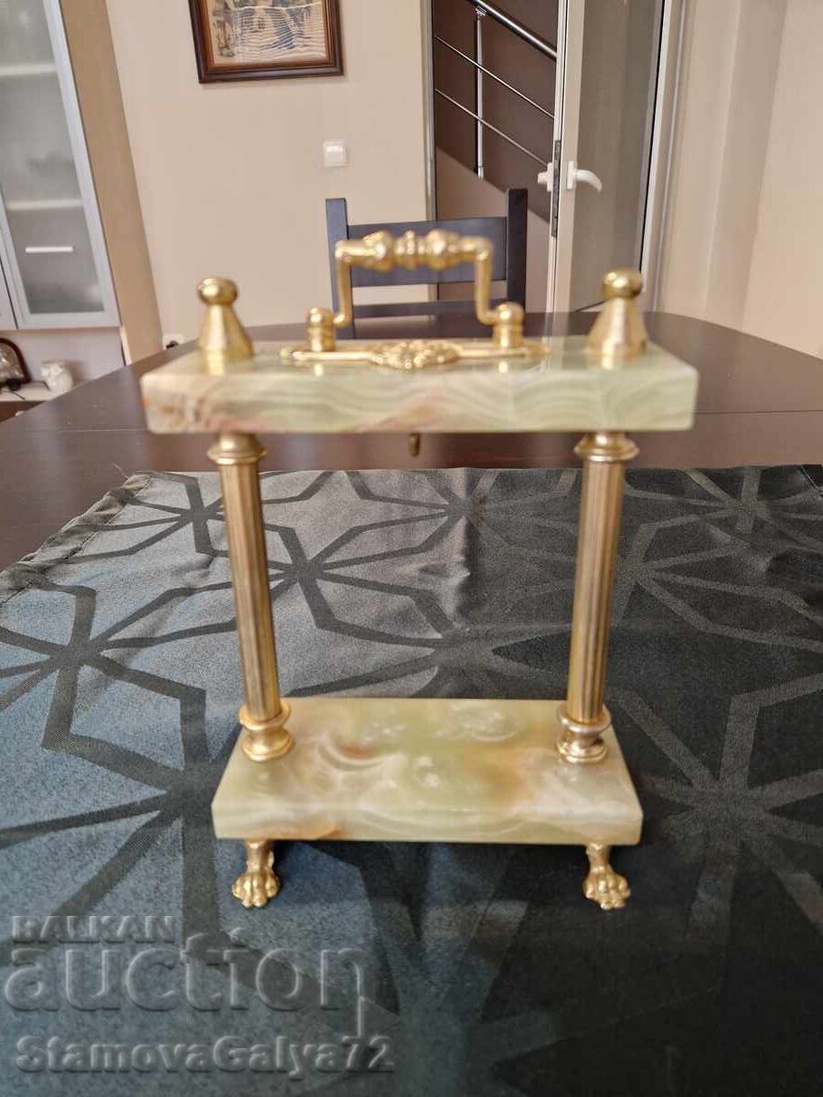 Old, excellent English-Belgian pocket watch stand
