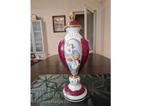 Υπέροχη αντίκα πορσελάνινη υδρία κούπα βάζο Capodimonte