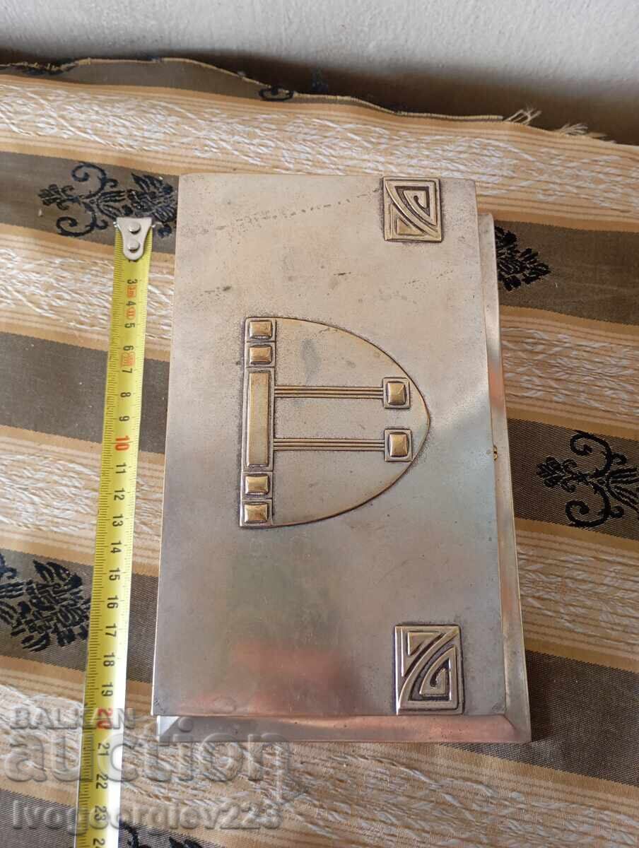 Аукцион Стара кутия за бижута арт нуво wmf