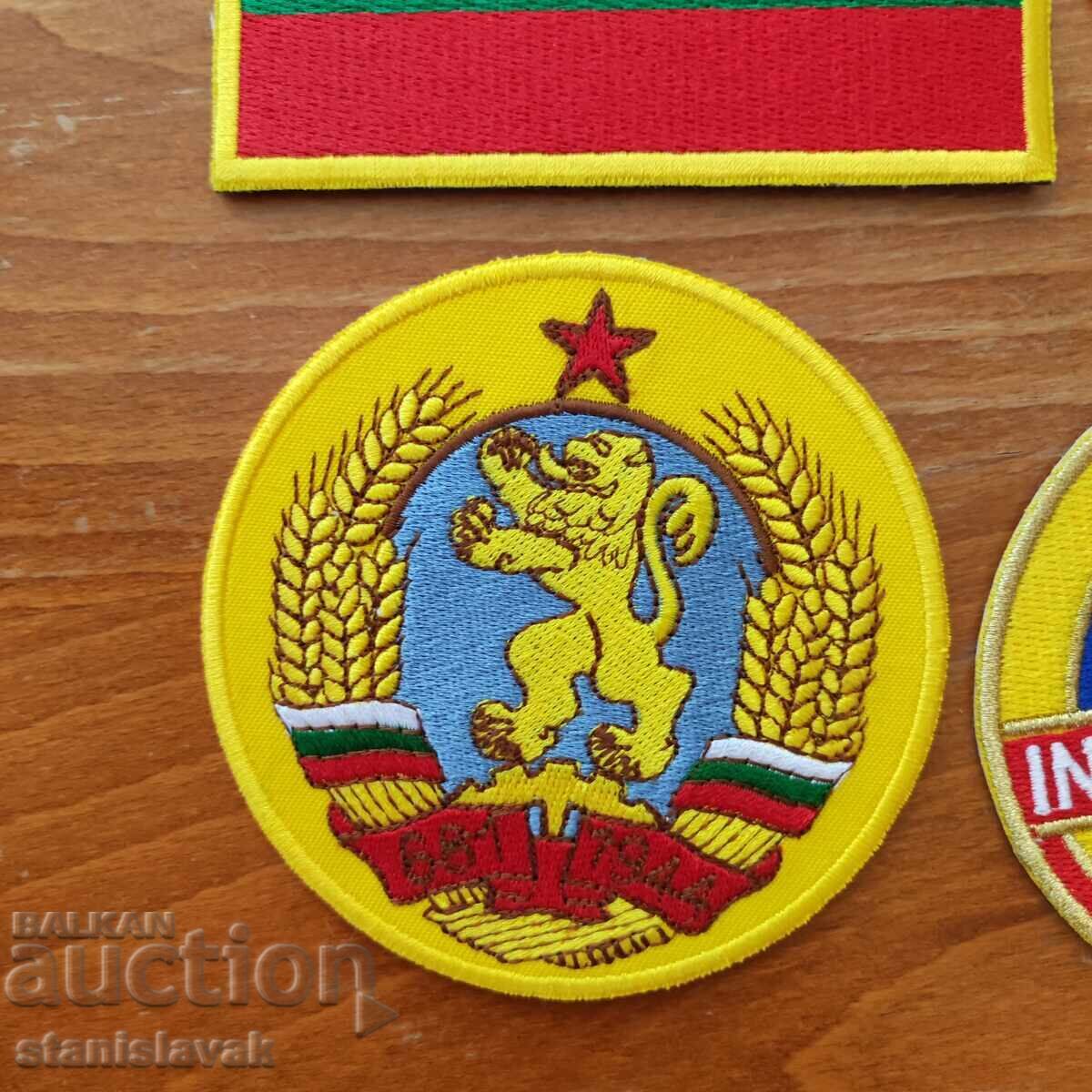 Auction  Set of emblems, first Bulgarian space flight, six pieces