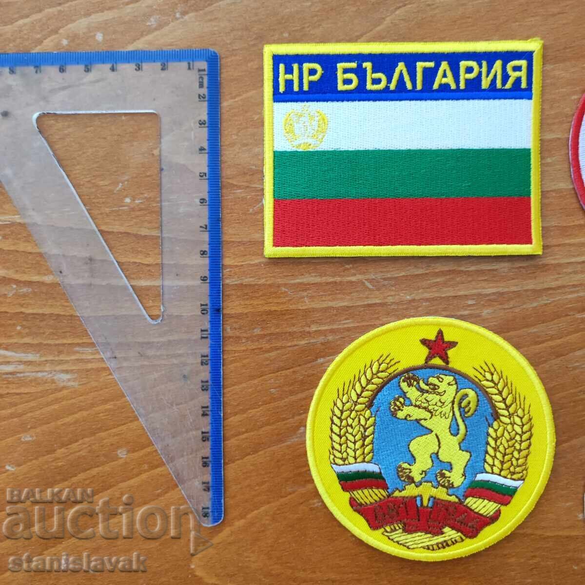 Set of emblems, first Bulgarian space flight, six pieces - 5