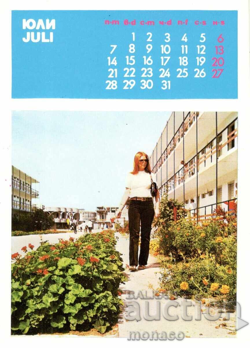 Стара картичка - Слънчев бряг, Изглед