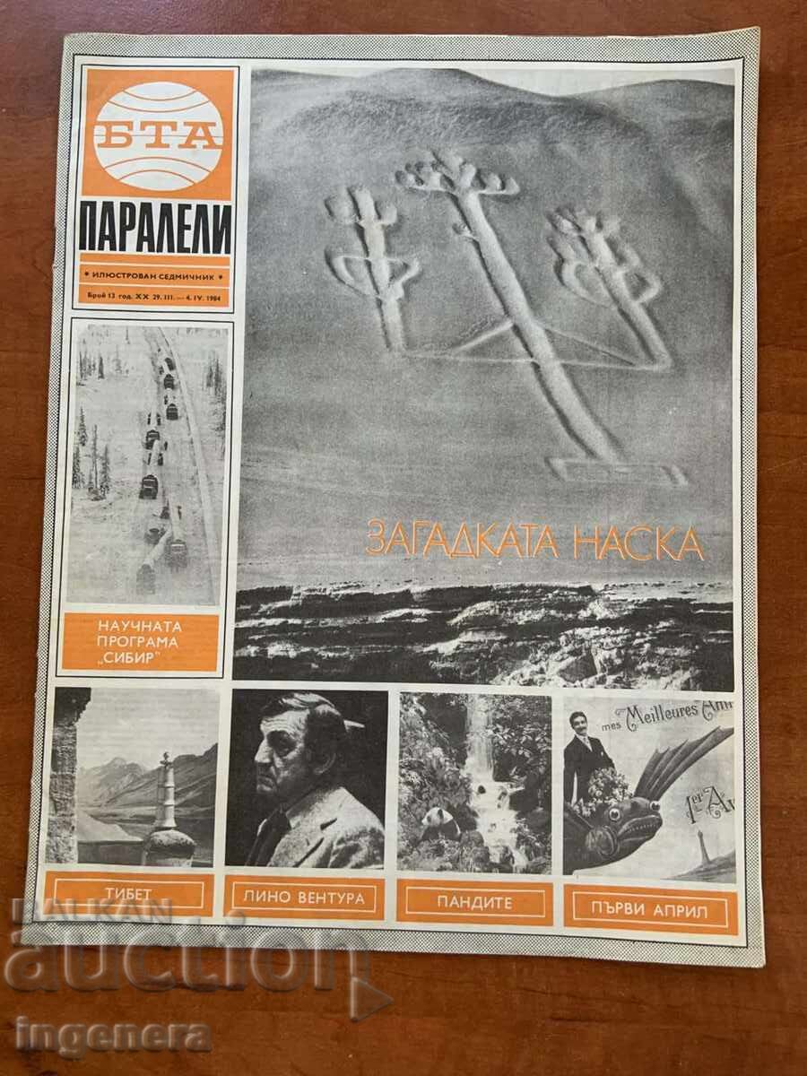 "BTA Parallels" Magazine, Vol. 13/1984