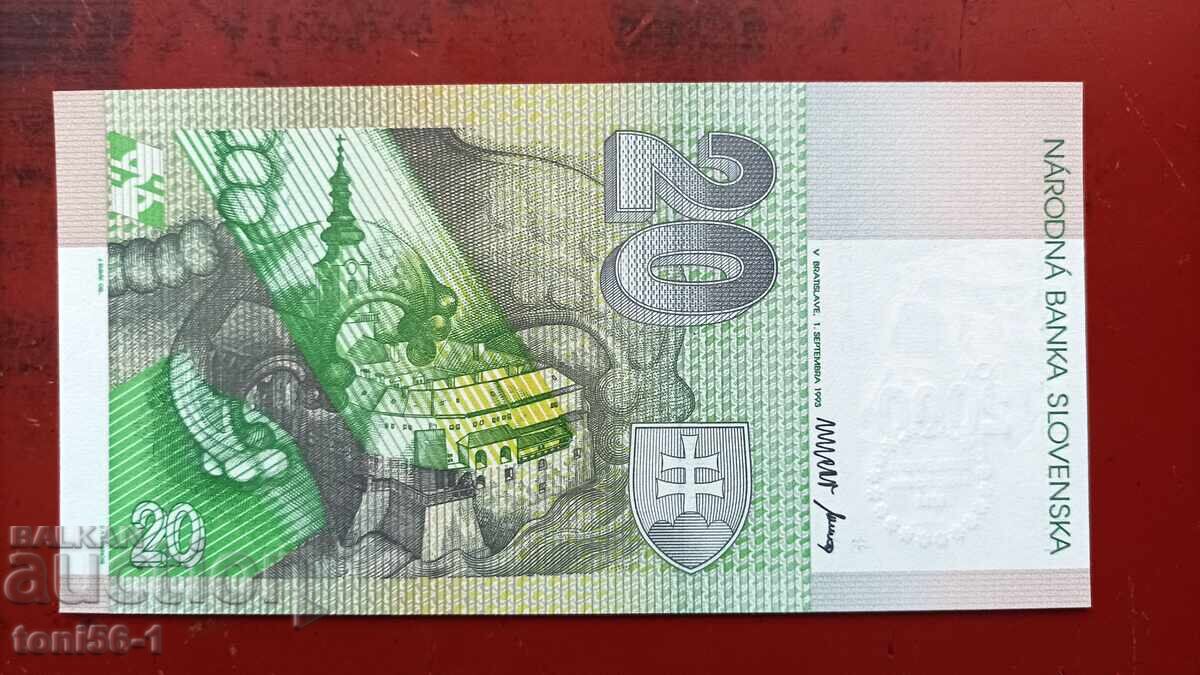 Словакия 20 крони 1993 /2000 - Милениум/ UNC с цена 33.00 лв. | € 16.87 Словакия 20 крони 1993 /2000 - Милениум/ UNC с цена 33.00 лв. | € 16.87