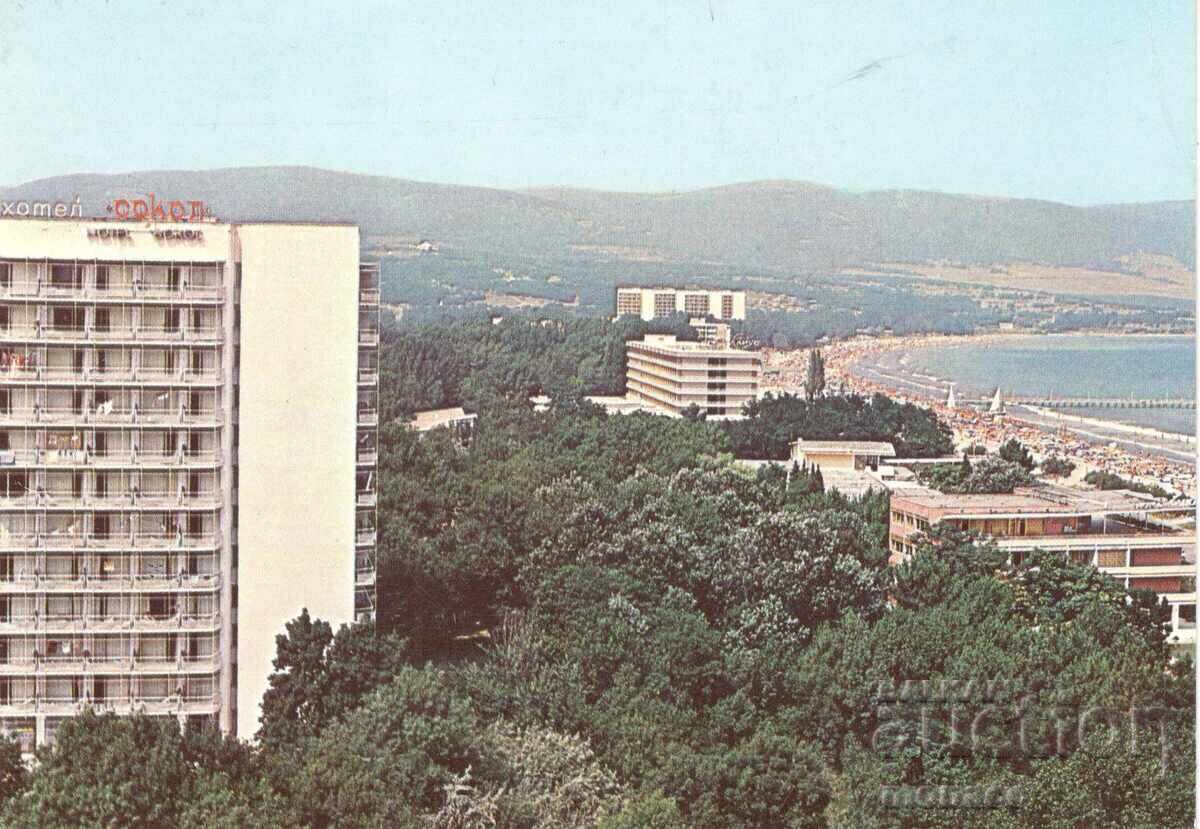 Стара картичка - Слънчев бряг, Изглед