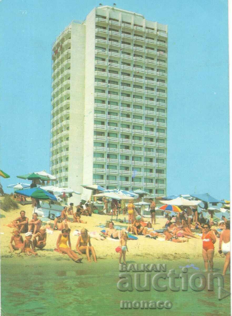 Παλιά καρτ ποστάλ - Σάνι Μπιτς, ξενοδοχείο "Μπουργκάς"