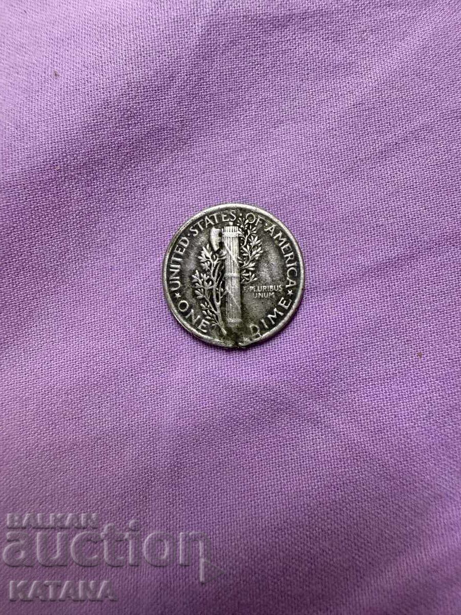 One dime 1919 with price 10.00 BGN | € 5.11 One dime 1919 with price 10.00 BGN | € 5.11