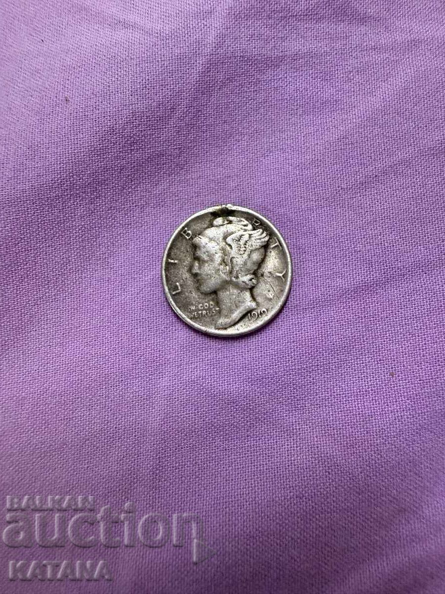 One dime 1919 One dime 1919