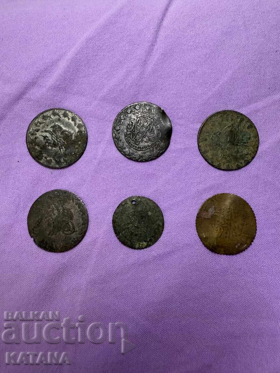 Τούρκικα νομίσματα παρτίδα 6 τεμαχίων με τιμή 30.00 BGN | € 15.34