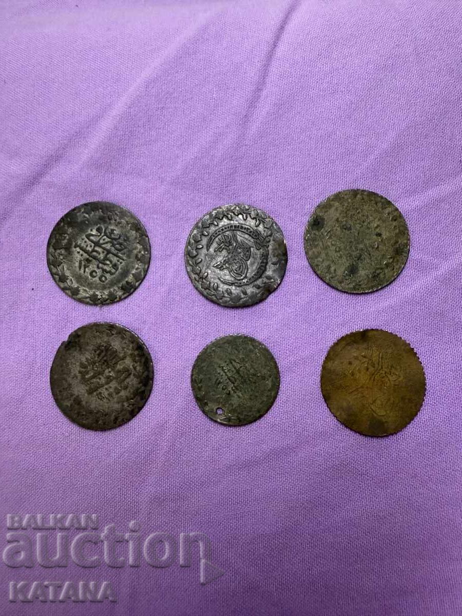 Τούρκικα νομίσματα παρτίδα 6 τεμαχίων