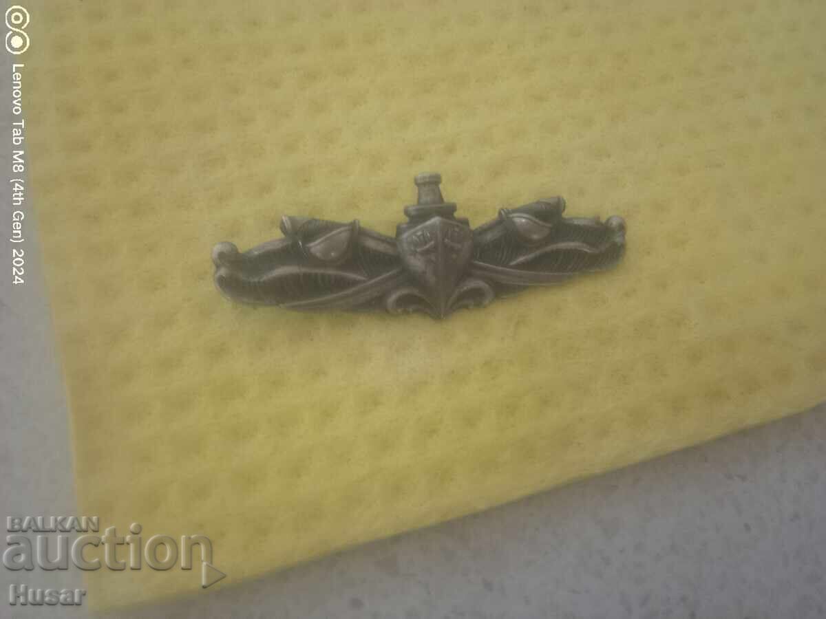 Special US Navy (USA) Forces Insignia Silver Plated with price 49.99 BGN | € 25.56